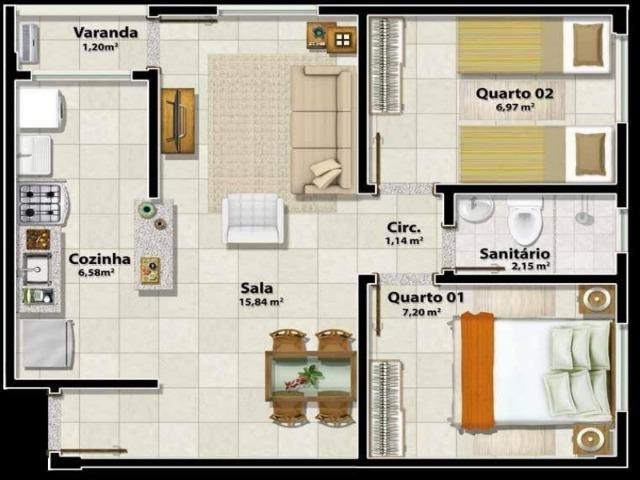 Img Sussuarana – Apartamento 2/4 Viver Novo Horizonte