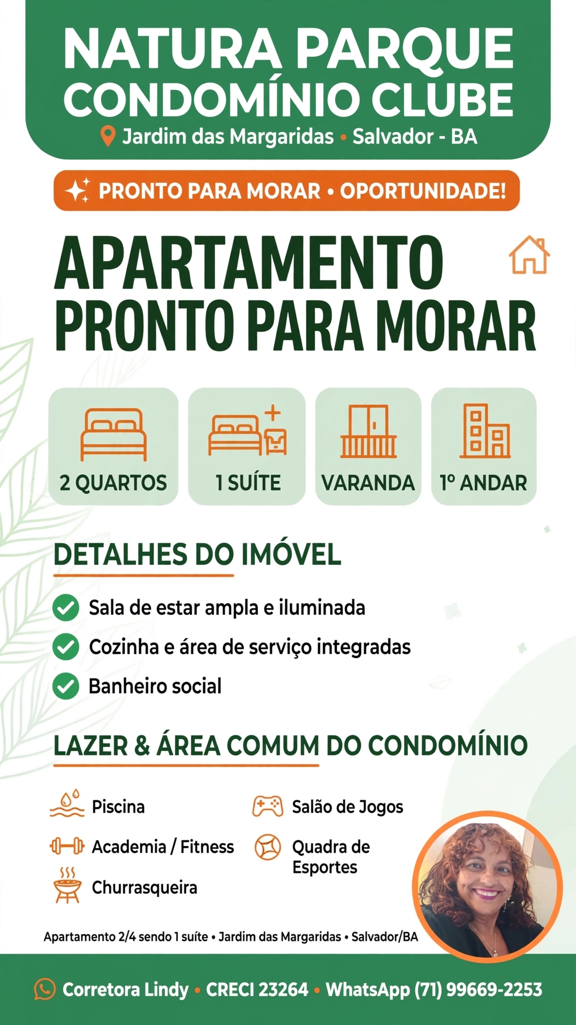 Img Ap 2/4, suíte e Varanda